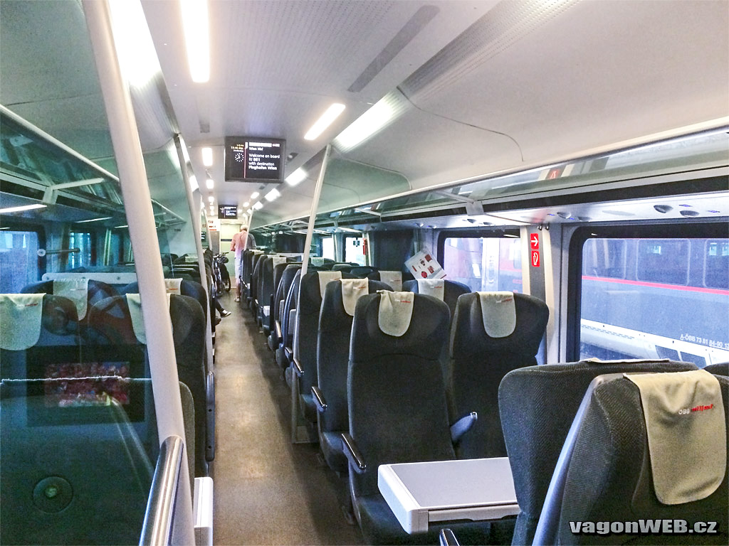 Zweite Klasse Railjet