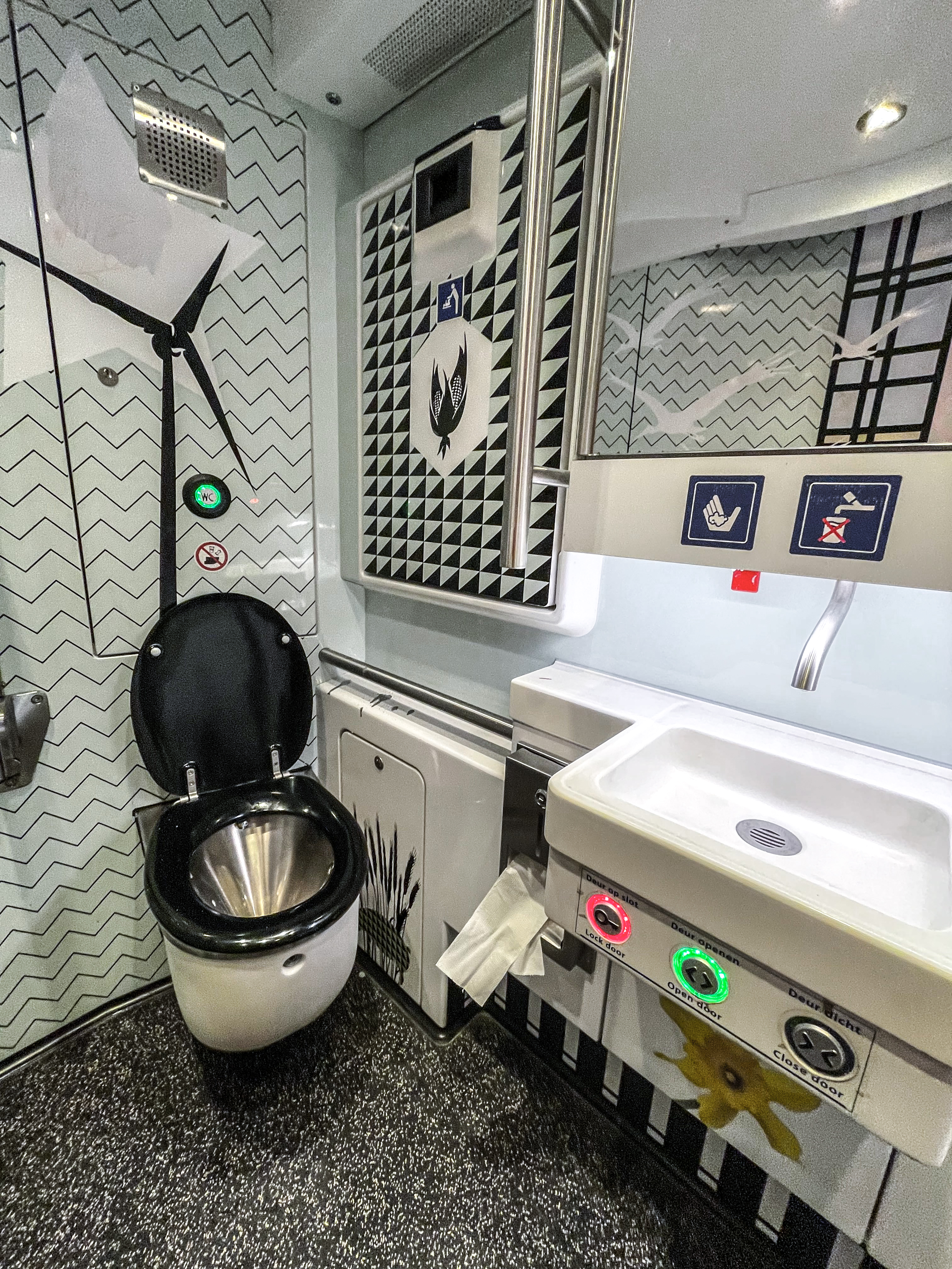 Zugtoilette Niederlande